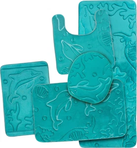 Bathroom Rug Set 5 Piece - Memory Foam Bathroom Mat Set, Soft and Comfortable, N - Picture 1 of 7