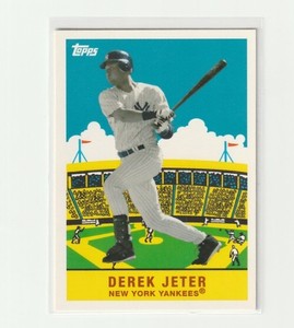 DEREK JETER 2007 Topps Flashback Fridays #FF2 Yankees HOF 