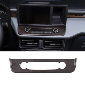 Marco de borde multimedia de botones ABS de madera de roble para Ford Maverick 2022 2023 - Imagen 1 de 12