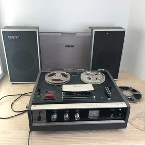 Vintage Sony Tapecorder TC-230 Solid State Stereo Center 230 Reel To Reel Works - Picture 1 of 22