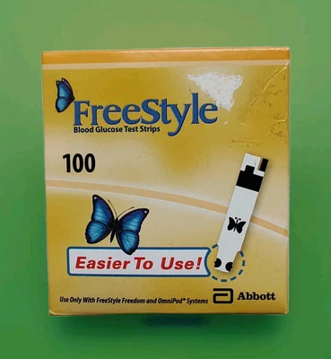 (EXP. JUNIO 2025)🍁(100ct) Freestyle | Tira reactiva de glucosa | Nueva sellada Foto 1 de 4