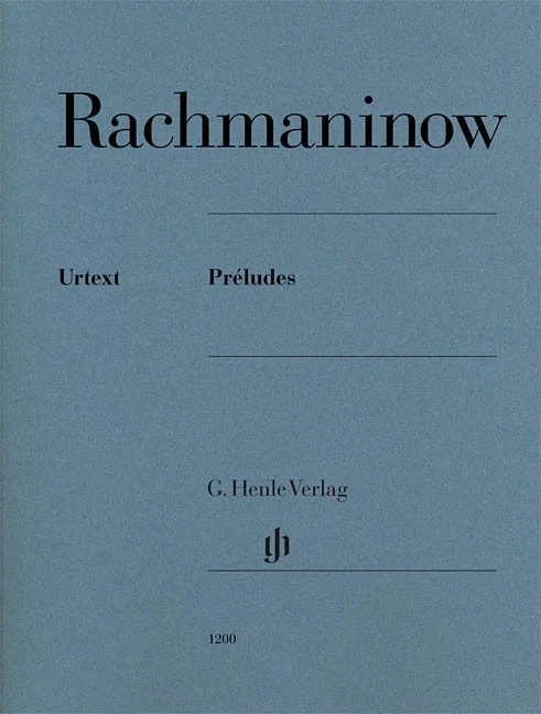 Rachmaninoff 24 Preludes Piano Solo Classical Sheet Music Henle Urtext Book - Image 1 of 1