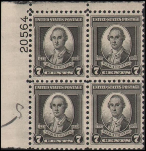 Bloque de placas MNH #712 EE. UU. - Imagen 1 de 1