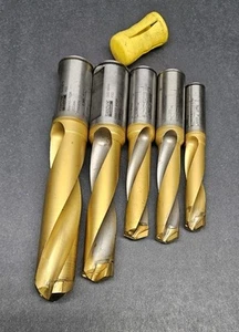 BONITO Lote de 5 Taladro Punta Carburo Sandvik 11/16 49/64 25/32 64/64 1-3/16" Maquinista - Imagen 1 de 7