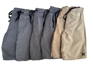 Hurley Boys Shorts Drawstring Elastic Waistband Size Youth Medium Lot of 6 - Picture 1 of 3