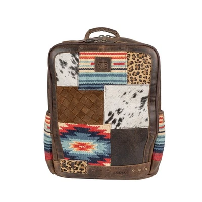 Mochila de cuero multicolor STS Ranchwear para mujer Chaynee Mountain OS Foto 1 de 4