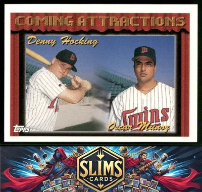 1994 Topps Minnesota Twins Denny Hocking / Oscar Munoz CA, RC #771 Rookie - Image 1 of 2