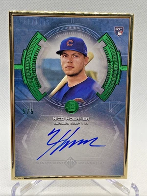 Nico Hoerner 2020 Bowman Transcendent Auto RC Card #BTA-NH 5/5 - Image 1 of 3