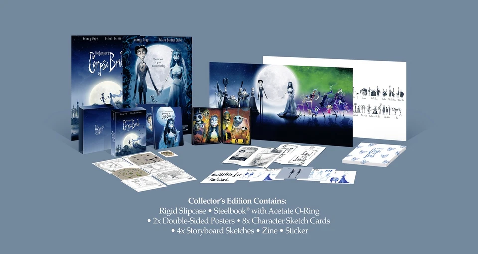 Tim Burton's Corpse Bride Limited Collector's Edition with Stee (4K UHD Blu-ray) - Image 1 of 1
