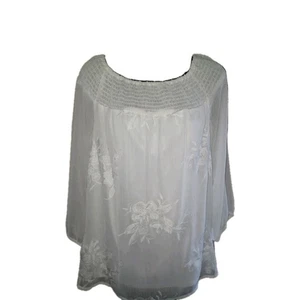AB Studio Blouse Size Large Women’s - Picture 1 of 12