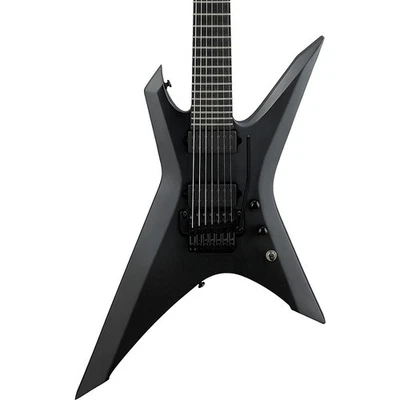 Ibanez Xiphos 铁质标签 7str 电吉他黑色扁平 — 第 1/4 张图片