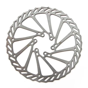 Clarks Bicycle Cycle Bike Single Piece Steel 6 Bolt Rotor Silver - 160 MM - Picture 1 of 1