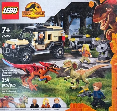 LEGO 76951 Jurassic World Pyroraptor & Dilophosaurus Transport - Image 1 of 4