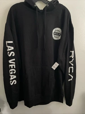 New RVCA Long Sleeve Hoodie Sweatshirt Special Edition Las Vegas Mens Size XL - Image 1 of 4