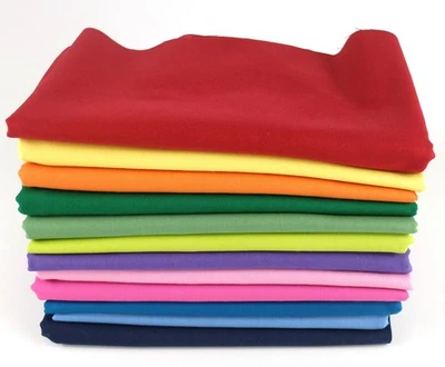 XXL Stoffpaket  Uni  Baumwolle  500 g/25 x 150 cm  viele Farben hochw. Meterware - Bild 1 von 4