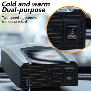 Car Heater 12V 150W Portable Electric Heating Fan Defogger Defroster Demister zH - Picture 1 of 10