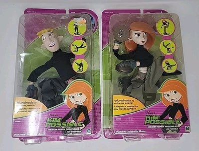 Lote de 2 posables Kim Possible y Ron Stoppable Disney listos para la misión Kim Possible y Ron Stoppable Foto 1 de 4