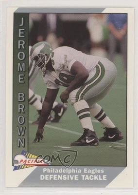 1991 Pacific Jerome Brown #383 - Image 1 of 2
