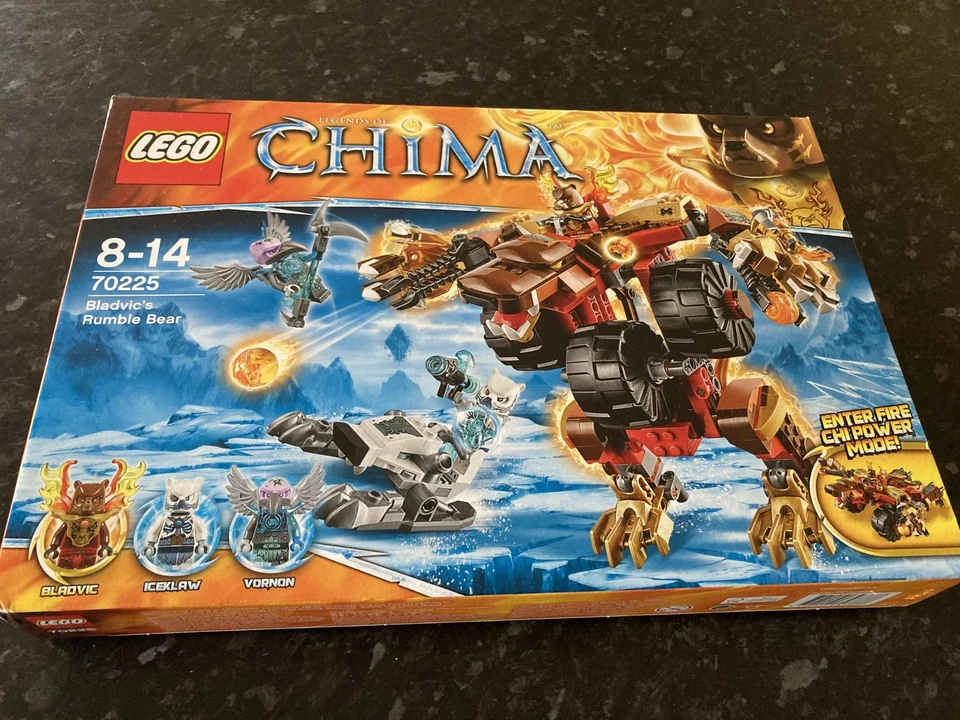 New & Sealed Lego 70225 • LEGENDS OF CHIMA • Bladvic's Rumble Bear - Image 1 of 4