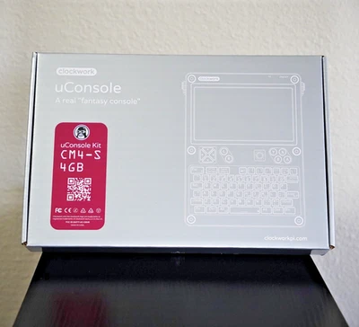 ClockworkPi uConsole RPI-CM4 Lite 4GB - Linux Handheld/Silver/WiFi - New in Box - Image 1 of 2
