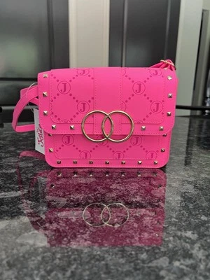Cartera Bandolera Justice Rosa Con Color Dorado Nueva Con Etiqueta Envío Gratis Foto 1 de 4