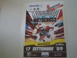 advertising Pubblicità 1989 MOTOCROSS MAGGIORA - Foto 1 di 1