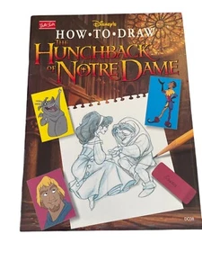 Disney's How to Draw The Hunchback of Notre Dame Softcover Book - Used-Good - Picture 1 of 7