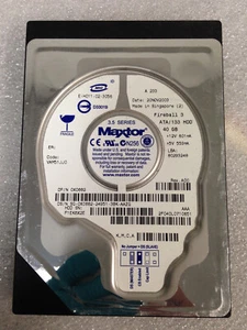 Maxtor VAM51JJ0 2F040L0710651 P/N 0X0882 40GB IDE 3.5'' Hard DriveTested - Picture 1 of 5
