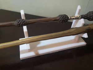 Wand Stand for 2 wands. Free Standing Wand rack, display, personalised. - Picture 1 of 4