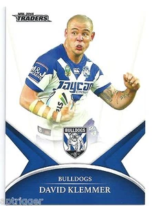 2016 NRL Traders Base Card (024) David KLEMMER Bulldogs - Picture 1 of 1