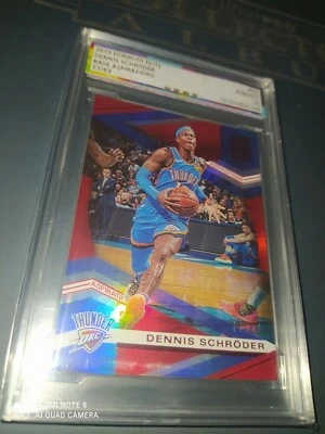 DENNIS SCHRODER 2019 Panini Donruss Elite Base Aspirations 77/83 (BYCC-10) - Image 1 of 4
