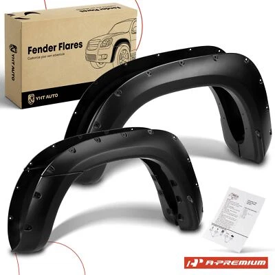 6Pcs Pocket Rivet Style Wheel Fender Flares for Toyota Tacoma 2005-2011 Pickup - Image 1 of 4