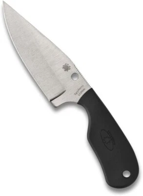 Spyderco Subway Bowie Plain Edge 2.8" Fixed Blade Pocket Knife FB48PBK - Image 1 of 4