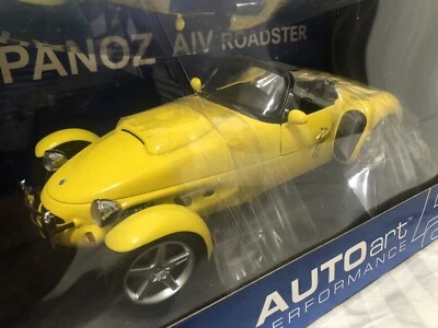 AUTO Art Performance Yellow Panoz AIV V8 Roadster Die Cast Car 1:18 Scale 78213 - Image 1 of 4