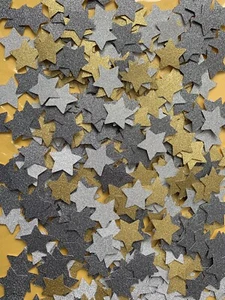 Craft Glitter Card 1” Stars, Table-scatter Cardmaking Scrapbook Confetti - Picture 1 of 1