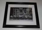 Large Framed WALL OF SOUND Grateful Dead 1974 Concert RARE Poster, 24" by 20"