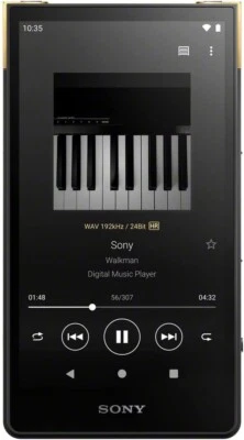 SONY WALKMAN  NW-ZX707 64GB Hi-Res ZX Series Audio Player Black From Japan - Image 1 of 4