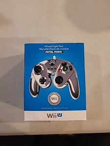 NEW PDP Wii/Wii U Metal Mario Wired Fight Pad Classic Controller New In Box - Picture 1 of 6