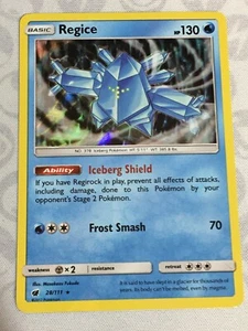 D456 POKEMON TCG CRIMSON INVASION REGICE #28 HOLO NM RARE - Picture 1 of 12