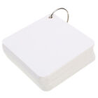  White Paper Blank Card Student Notepad with The Rings Flashcards