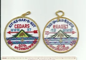 PARCHE DE SCOUT BSA OA LODGE 97 KIT-KE-HAK-O-KUT 60O CAMPAMENTO CEDROS 60O PREMIO WWW - Imagen 1 de 1