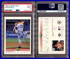PSA 9 1992 Classic/Best #175 Aaron Sele RC Lynchburg Red Sox POP4 None ↑