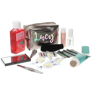 Personalisiertes Junggesellinnenabschied Kater Survival Kit Kosmetik Kit Hochzeit Henne Gefälligkeiten tun - Bild 1 von 7