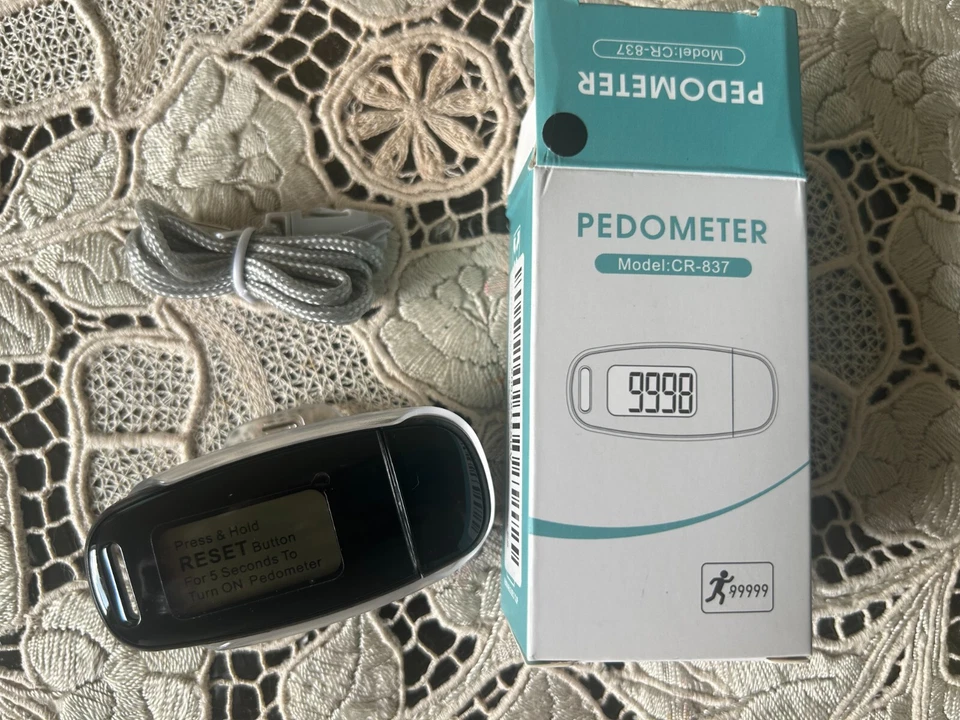 New Sealed Morin Pedometer Model CR-837  Step Counter - Image 1 of 4