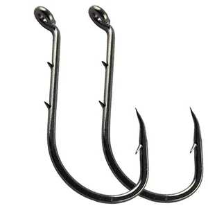 100+100pcs Octopus Circle Fishing Hook 8299 Sharp Carbon Steel Fishhook 2/0-3/0 - Picture 1 of 12