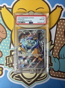 Squirtle 148/142 Sv07: Stellar Crown Holo PSA 8 - Picture 1 of 2