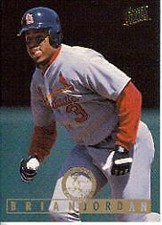 1995 Ultra St. Louis Cardinals Baseball Card #223 Brian Jordan