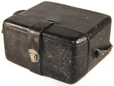 Vintage USSR Black Hard Photo Case Camera Bag - Image 1 of 4