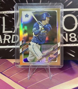 2021 Topps Nippon Pro Baseball Japan #48 Gold Rainbow Foil  Shunta Tanaka