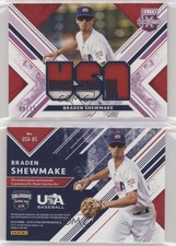 2019 Elite Extra Edition USA National Team Materials Purple /15 Braden Shewmake